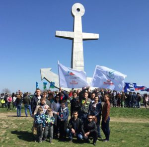сотрудники «Красного котельщика» посетили местасражений за Миус-фронт